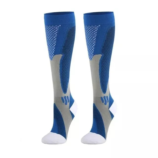 Orthopádische Kompressionssocken L/XL Blauw